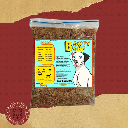 Bawfy Barf Pollo 500g