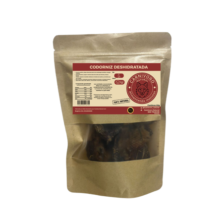 Carnivoro Codorniz Deshidratada
