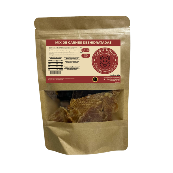 Carnivoro Mix De Carnes (Pechuga, Pulmón y Corazón)