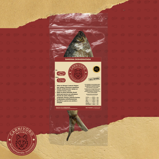 Carnivoro Sardina Deshidratada